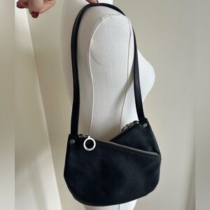 Marc Jacobs Black Leather Asymmetrical Bag